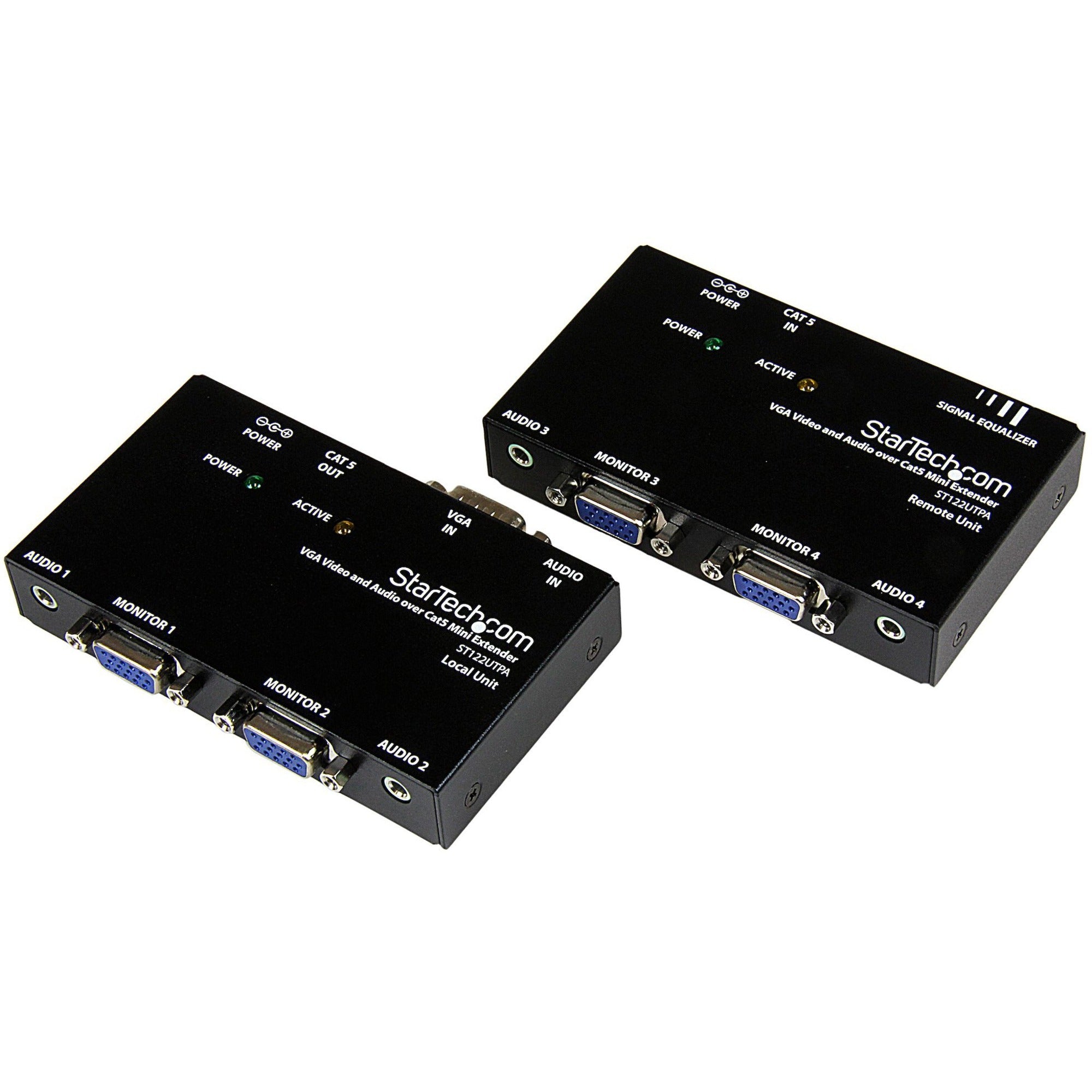 StarTech.com VGA Video Extender over Cat 5 with Audio - ST122UTPA