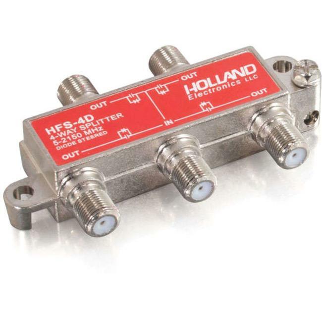 C2G High-Frequency 4-Way Splitter - 41022