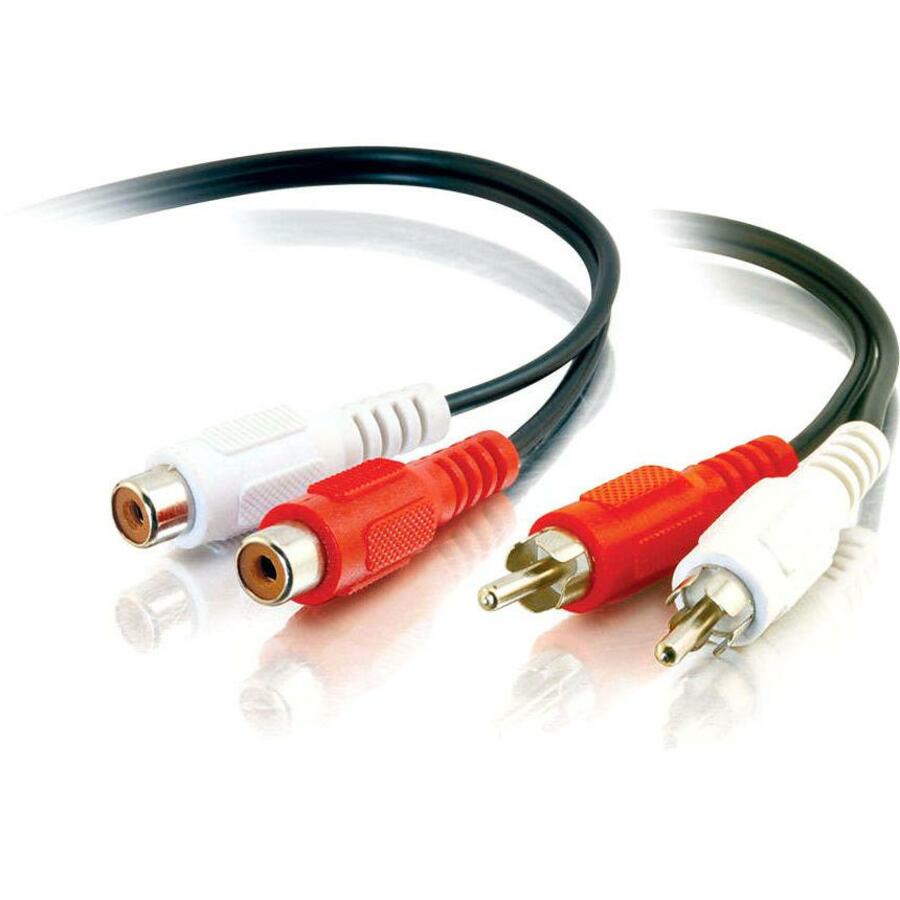 C2G 6ft Value Series RCA Stereo Audio Extension Cable - 40468