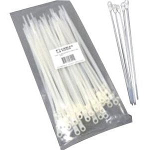 C2G 8in Screw-Mountable Cable Ties - 50pk - 43041