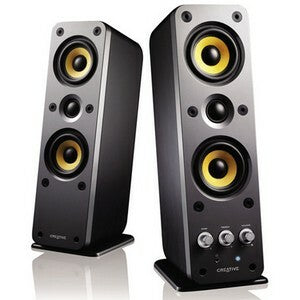 Creative GigaWorks T40 2.0 Speaker System - 32 W RMS - Glossy Black - 51MF1615AA002
