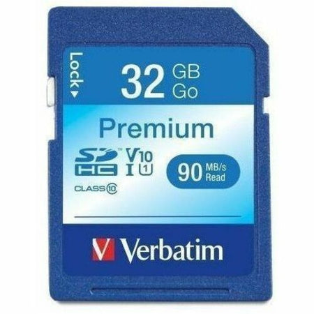 Verbatim 32GB Premium SDHC Memory Card, UHS-I Class 10 - 96871