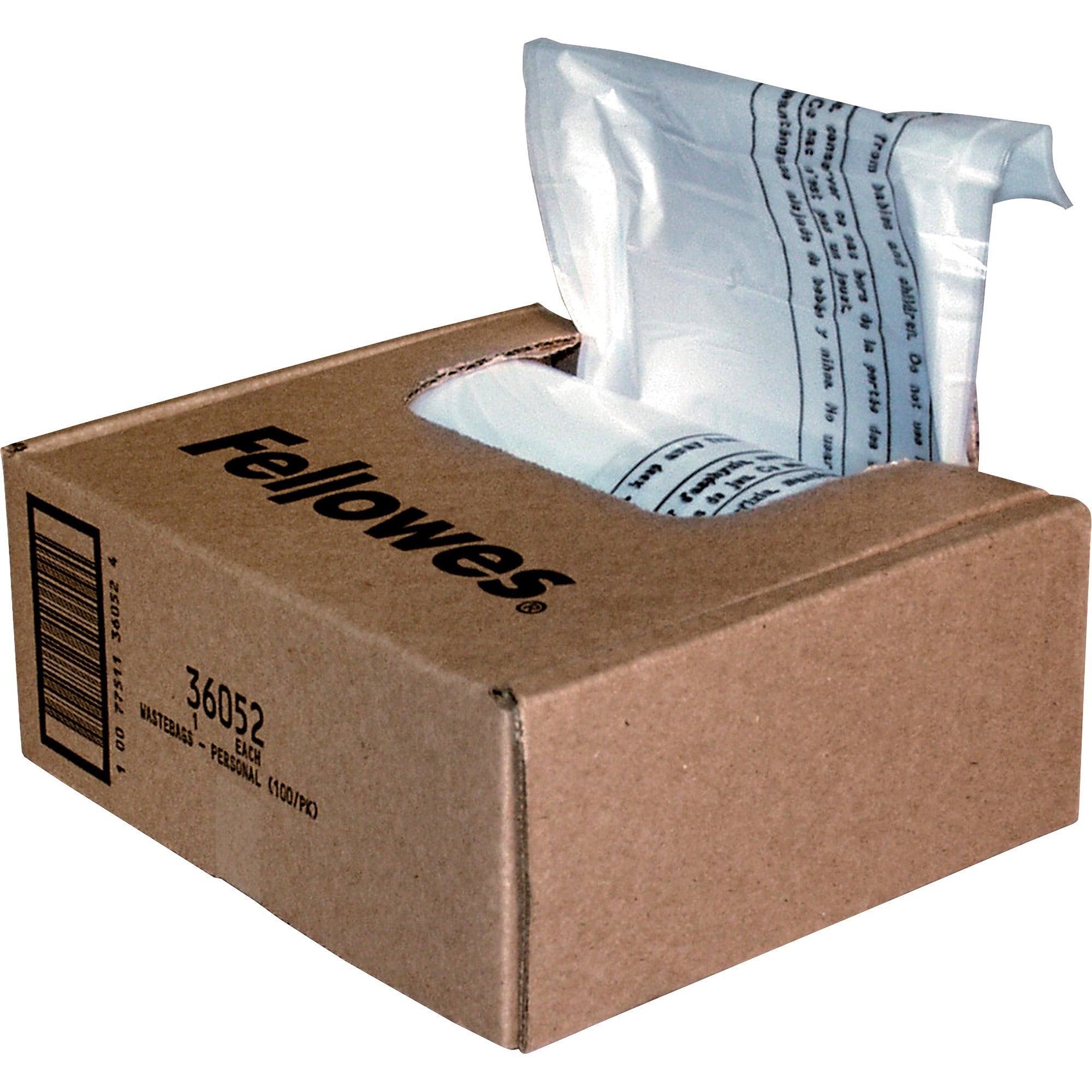 Fellowes Waste Bags for Small Office / Home Office Shredders - 36052