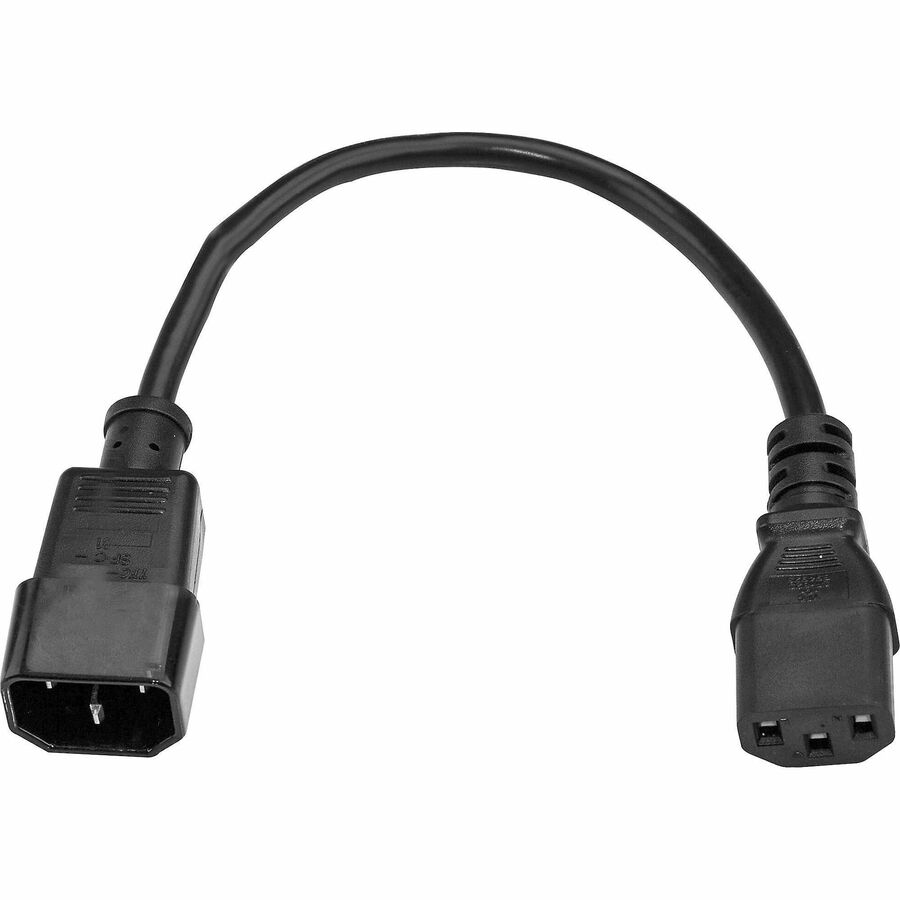 StarTech.com 10ft (3m) Power Extension Cord, C14 to C13, 10A 125V, 18AWG, Computer Power Cord Extension, Power Supply Extension Cable - PXT10010