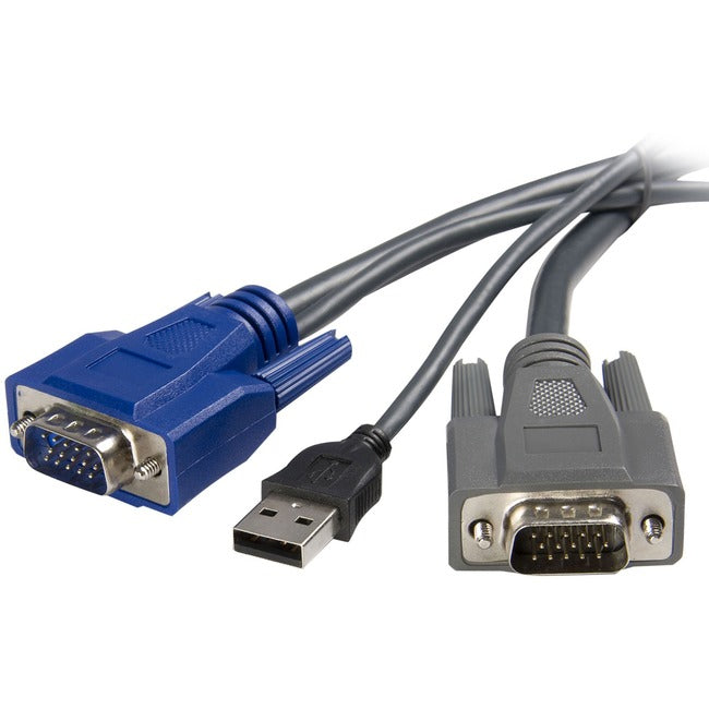 StarTech.com 2-in-1 - USB/ VGA cable - 4 pin USB Type A, HD-15 (M) - HD-15 (M) - 6 ft - SVUSBVGA6