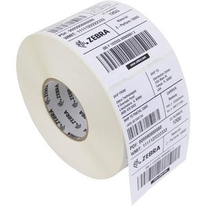 Zebra Tag Paper 2.25 x 1.37in Direct Thermal Zebra Z-Select 4000D 7.5 mil 1 in core - 10010054