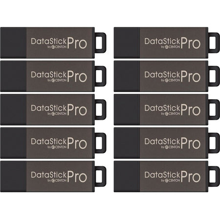 Centon 4GB DataStick Pro USB 2.0 Flash Drive - 10 Pack - DSP4GB10PK