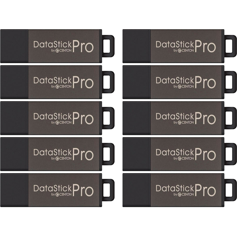 Centon 4GB DataStick Pro USB 2.0 Flash Drive - 10 Pack - DSP4GB10PK