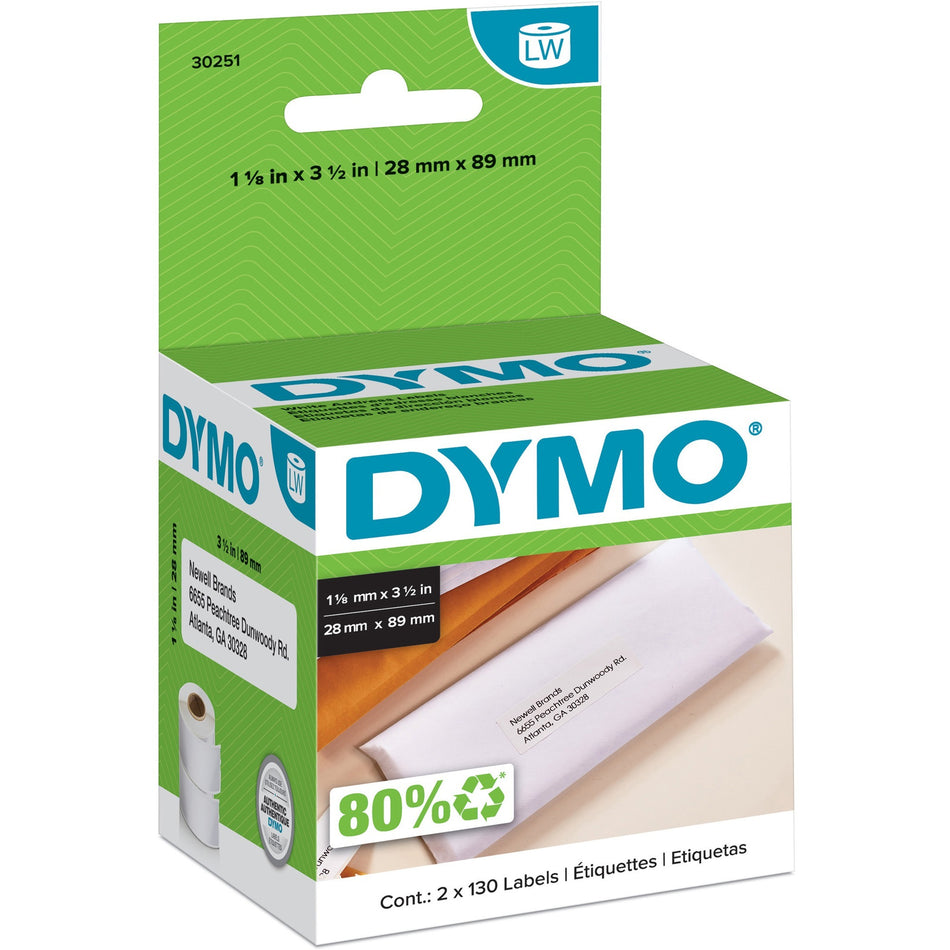 Dymo White Address Labels - 30251