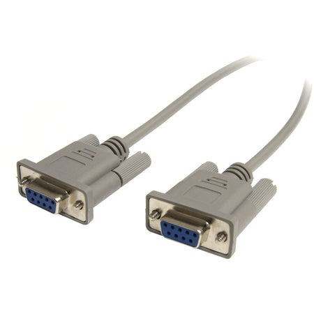 StarTech.com Cross Wired DB9 Serial Null Modem Cable - F/F - Serial/Null Modem Cable - 1 x DB-9, 1 x DB-9 - Serial/Null Modem Cable Crossover External - 25 ft - SCNM9FF25