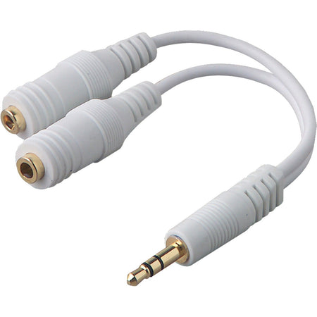 Belkin Speaker and Headphone Splitter - F8V234-WHT