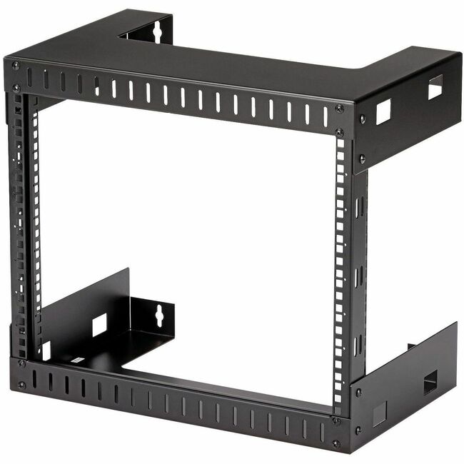 StarTech.com 2-Post 8U Heavy-Duty Wall-Mount Network Rack, 19" Open Frame Server Rack for Computer Equipment, Wall Mount Data Rack~ - RK812WALLO