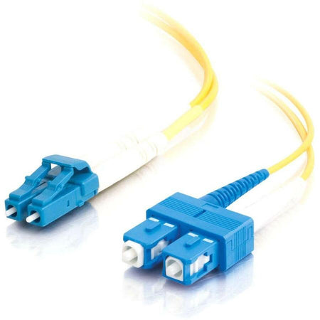C2G 9m LC-SC 9/125 Duplex Single Mode OS2 Fiber Cable - Yellow - 30ft - 37470