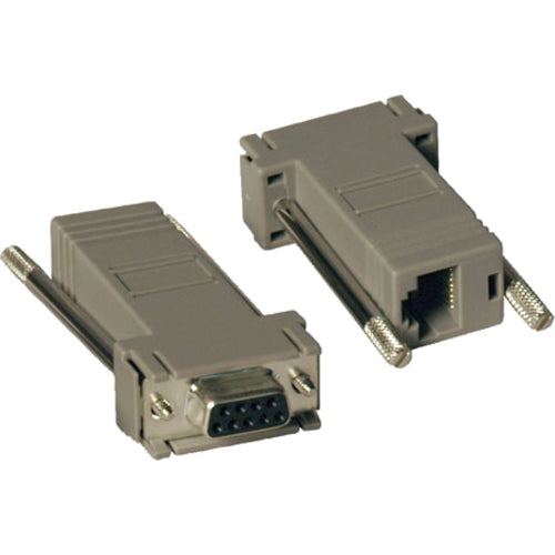 Eaton Tripp Lite Series Null Modem Serial DB9 Serial Modular Adapter Kit, 2x (DB9F to RJ45F) - P450-000