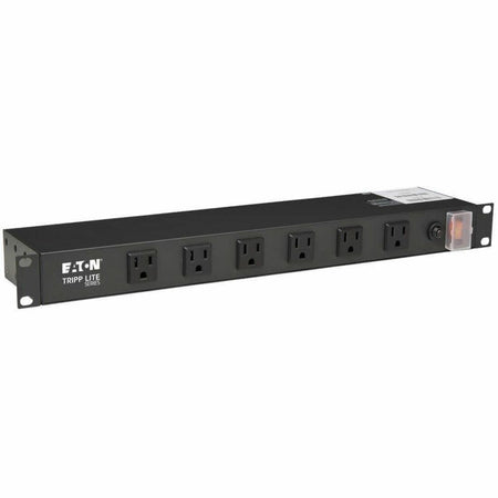 Tripp Lite by Eaton Power Strip Rackmount Metal 120V 5-15R Right Angle 12 Outlet 1U - RS-1215-RA