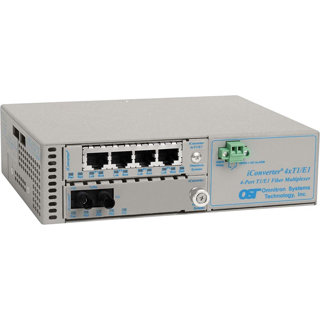 Omnitron Systems iConverter 4-Port T1/E1 Multiplexer - 8821-1-C