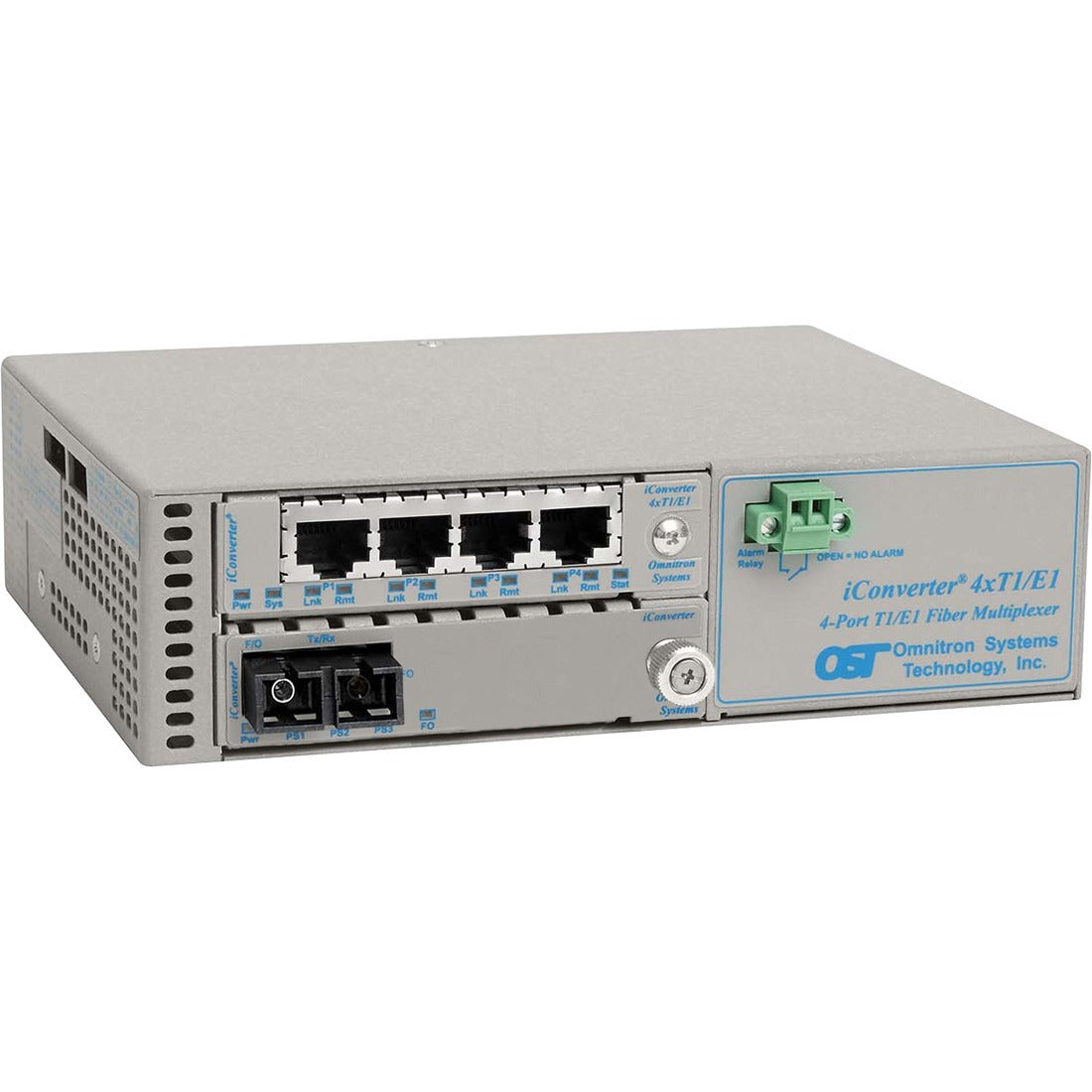 Omnitron Systems iConverter 4-Port T1/E1 Multiplexer - 8823-1-C