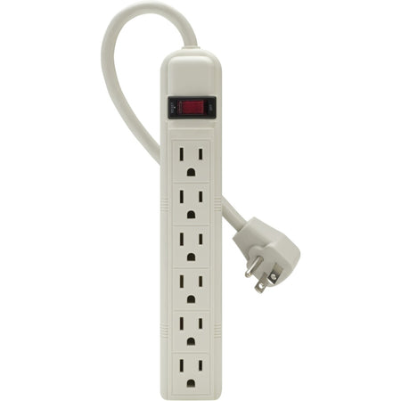 Belkin 6 Outlet Power Strip - 5 foot cord - White - F9P609-05R-DP