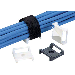 Panduit TAK-TY Hook & Loop Cable Tie Mount - ABMT-A-Q20