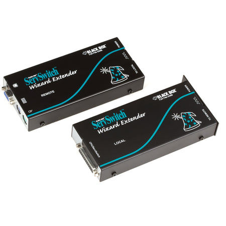 Black Box Wizard KVM Extender - VGA, PS/2, RS232, Single-Access, CATx, Skew Compensation - ACU5110A