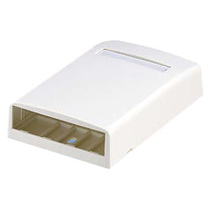 Panduit Mini-Com 4 Socket Surface Mounting Box - CBX4IW-AY