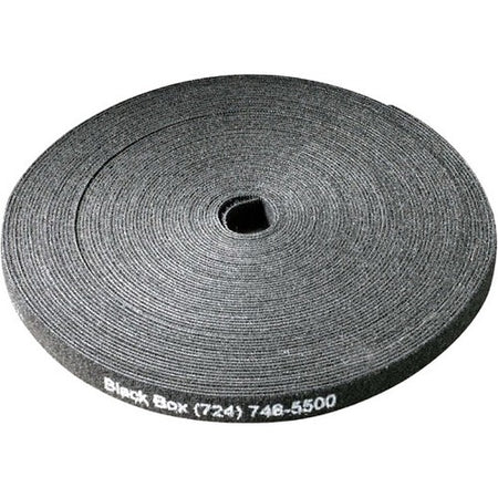 Black Box Hook and Loop Bundle Cable Wrap - 5/8" x 15', Black, 15-ft. (4.6-m) Roll - FT9545A