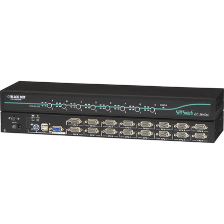 Black Box EC Series KVM Switch for PS/2 or USB Servers and PS/2 or USB Consoles - 16-Port - KV9216A