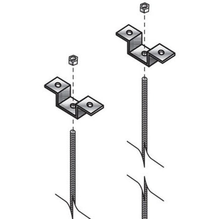 Black Box Ceiling Mount for Cable Ladder - Black - TAA Compliant - RM659-R3