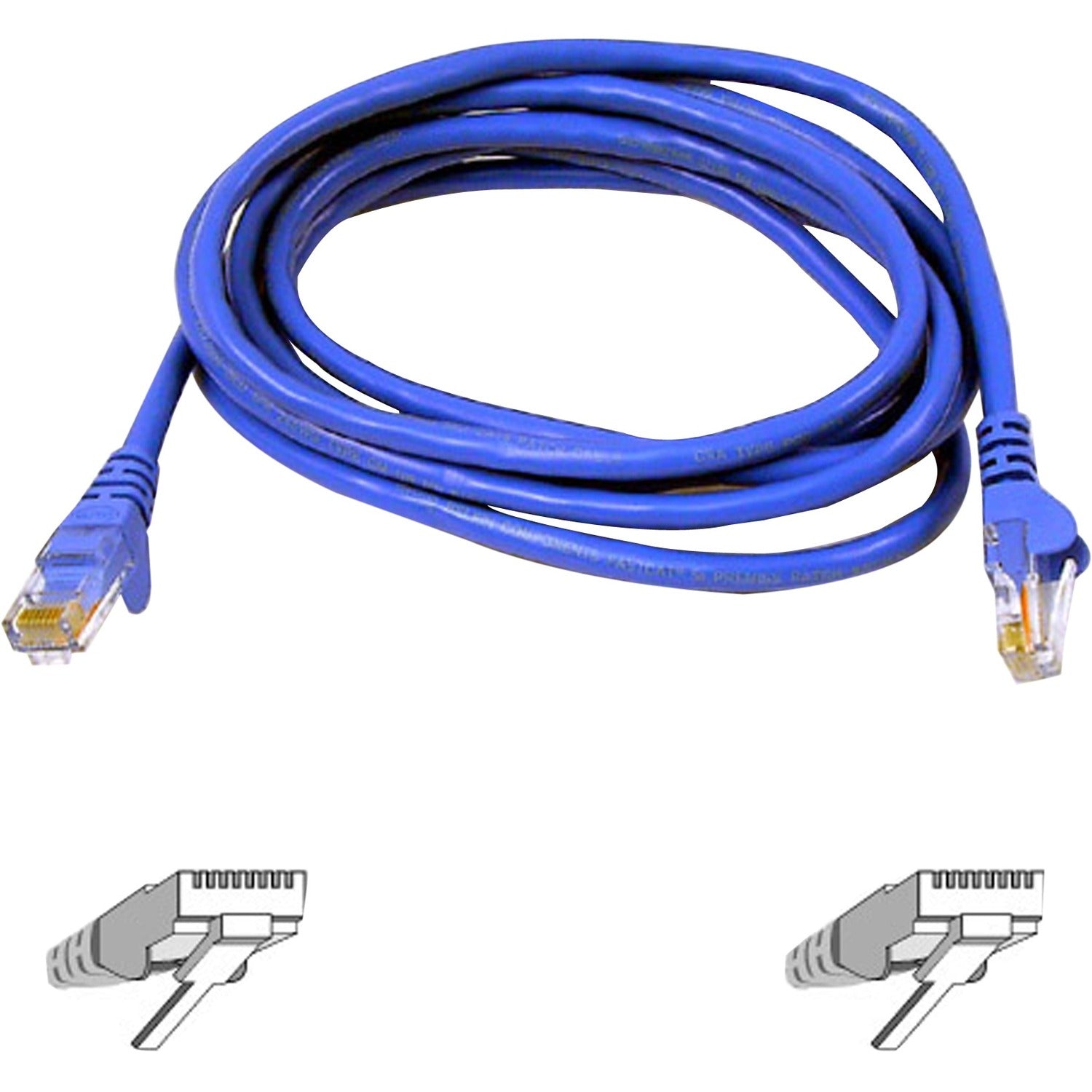 Belkin CAT6 Ethernet Patch Cable, RJ45, M/M - A3L980-20-BLU