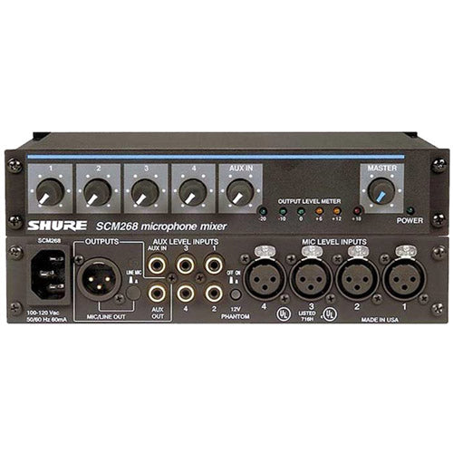 Shure SCM268 Microphone Mixer - SCM268
