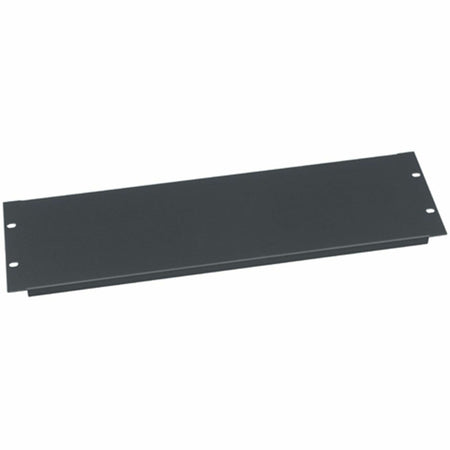 Middle Atlantic 3RU Blank Rack Panel - Steel and Flanged Blank Panel - Flat Black Powder Coat - EB3