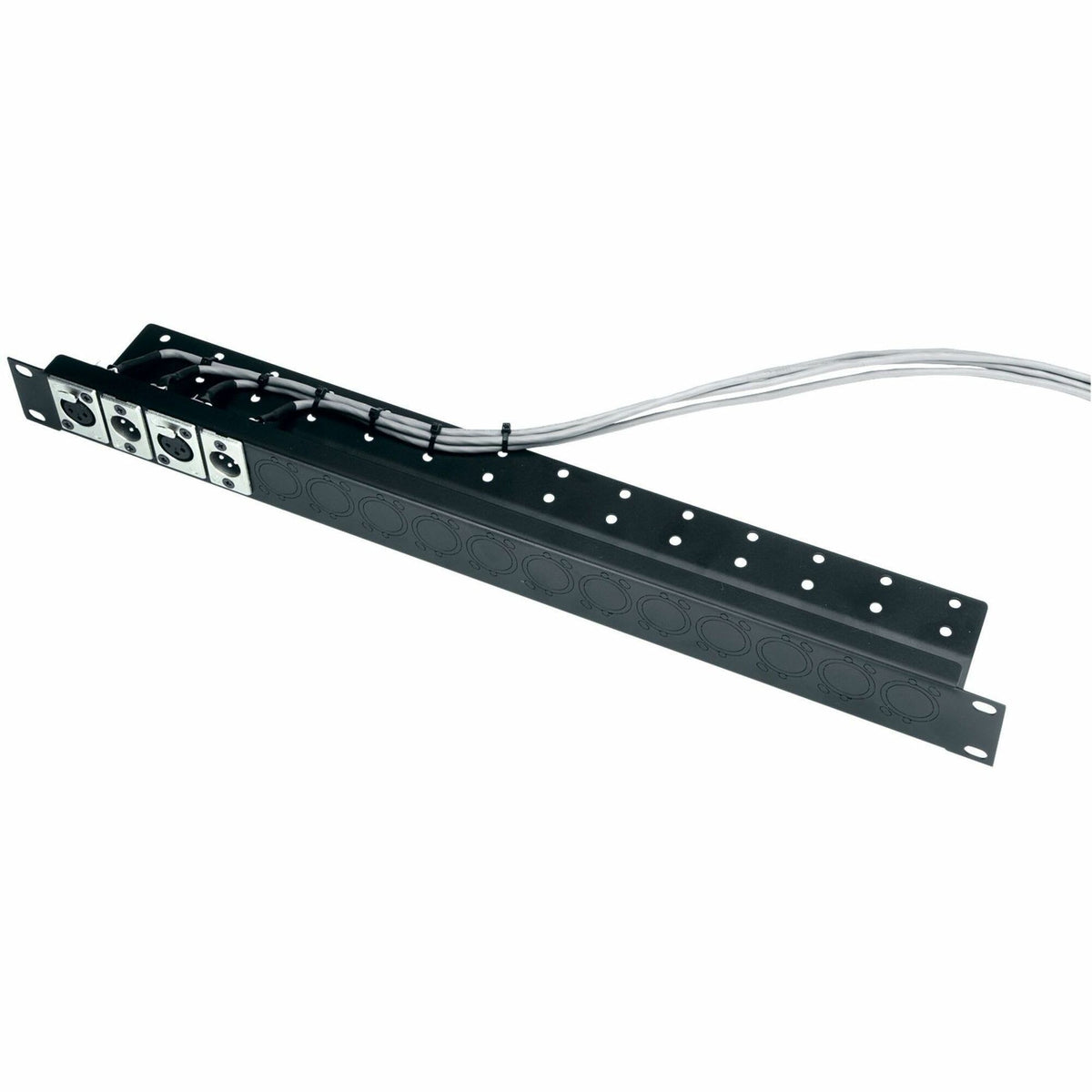 Middle Atlantic 1RU Universal Connector Panel with Cable Shelf - UNI-1-C