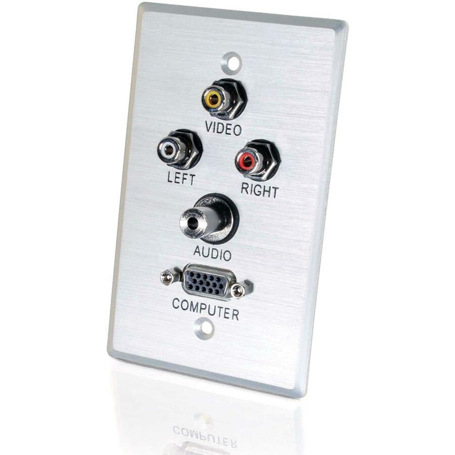 C2G Audio/Video Faceplate - 40498