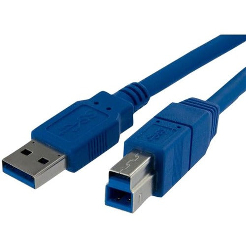 StarTech.com SuperSpeed USB 3.0 (5Gbps) Cable A to B - USB 3.0 A (M) to USB 3.0 B (M) - 480 MBytes/s or 4.8 Gbps - 3 ft - USB3SAB3