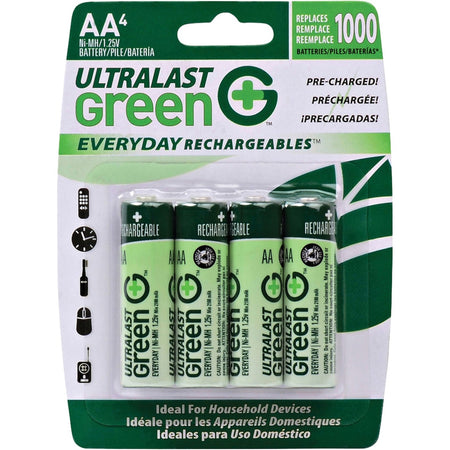 NABC Everyday Rechargeables ULGED4AA General Purpose Battery - ULGED4AA