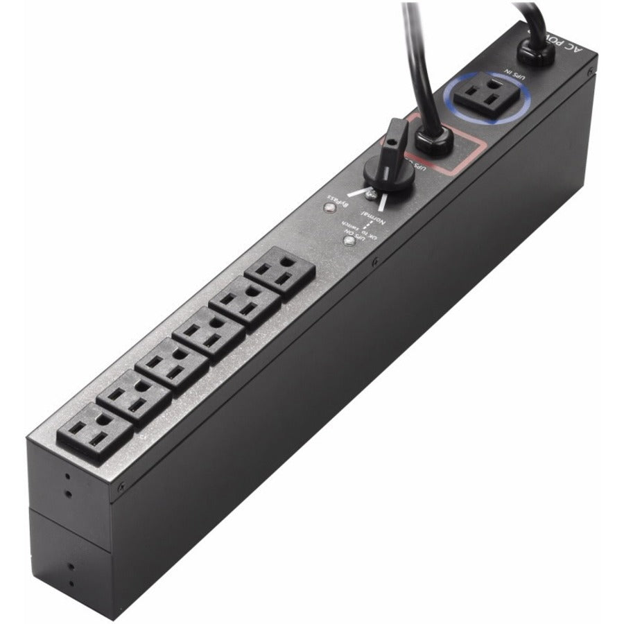 Eaton Basic Rack PDU HotSwap MBP 1U 110-125V 12A 1.44 kW NEMA 5-15P and 6 5-15R - EHBPL1500R-PDU1U