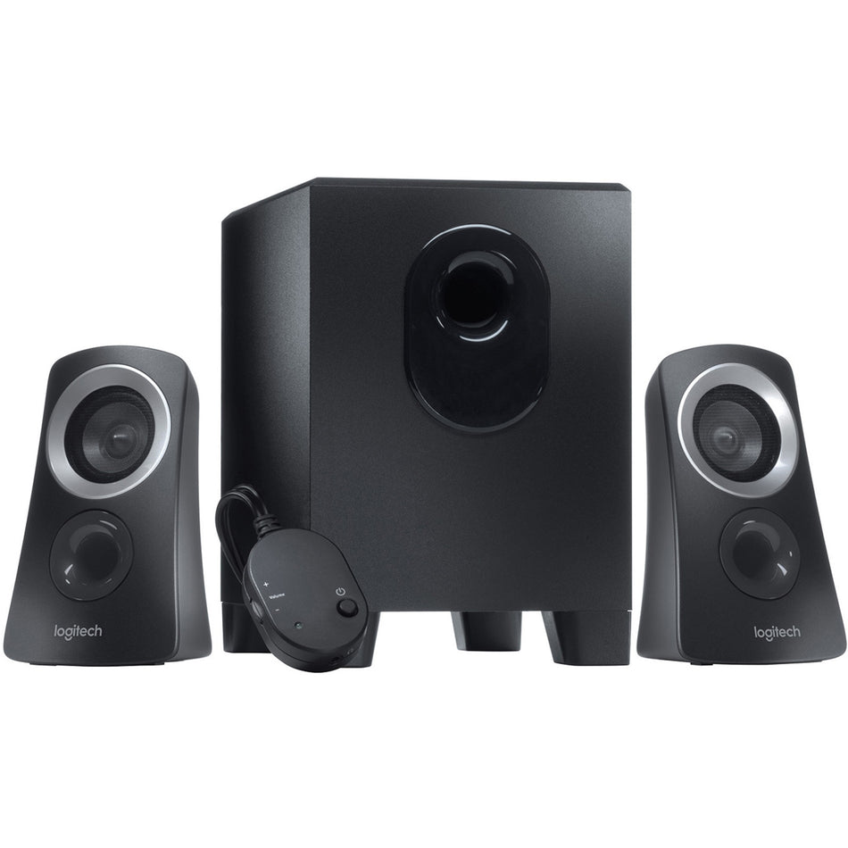 Logitech Z313 2.1 Speaker System - 25 W RMS - Black - 980-000382