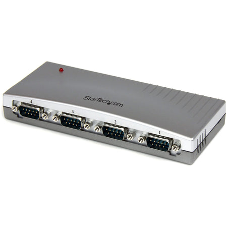 StarTech.com USB to Serial Adapter Hub &acirc;&euro;" 4 Port &acirc;&euro;" Bus Powered &acirc;&euro;" DB9 (9-pin) &acirc;&euro;" USB Serial &acirc;&euro;" FTDI USB to Serial Adapter - ICUSB2324