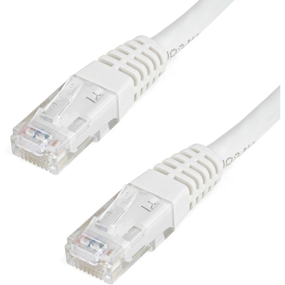 StarTech.com 4ft CAT6 Ethernet Cable - White Molded Gigabit - 100W PoE UTP 650MHz - Category 6 Patch Cord UL Certified Wiring/TIA - C6PATCH4WH