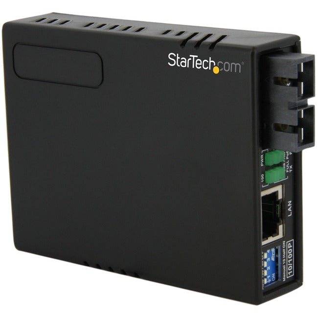 StarTech.com 10/100 Multi Mode Fiber to Ethernet Media Converter SC 2km with PoE - MCM110SC2P