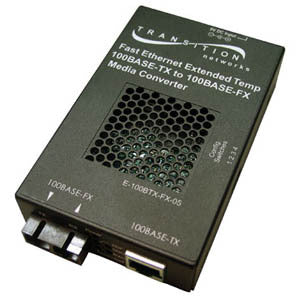 Transition Networks E-100BTX-FX-05(SCHT) Fast Ethernet Media Converter - E100BTXFX05(SCHT)NA