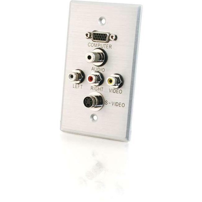 C2G Audio/Video Faceplate - 40499