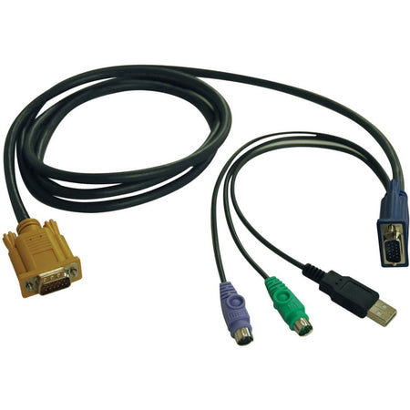 Eaton Tripp Lite Series USB/PS2 Combo Cable for NetDirector KVM Switches B020-U08/U16 and KVM B022-U16, 6 ft. (1.83 m) - P778-006