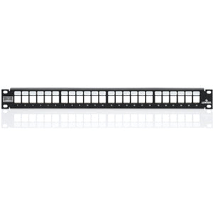 Leviton QuickPort 4S255-S24 Shielded 24-Port Blank Patch Panel - 4S255-S24