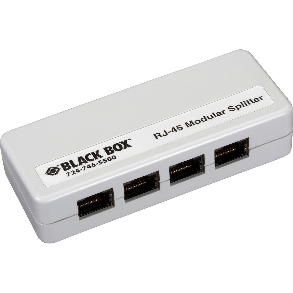 Black Box RJ45 Shielded Mod Splitter 1RJ45/4RJ45 A Pin - FM810-R2