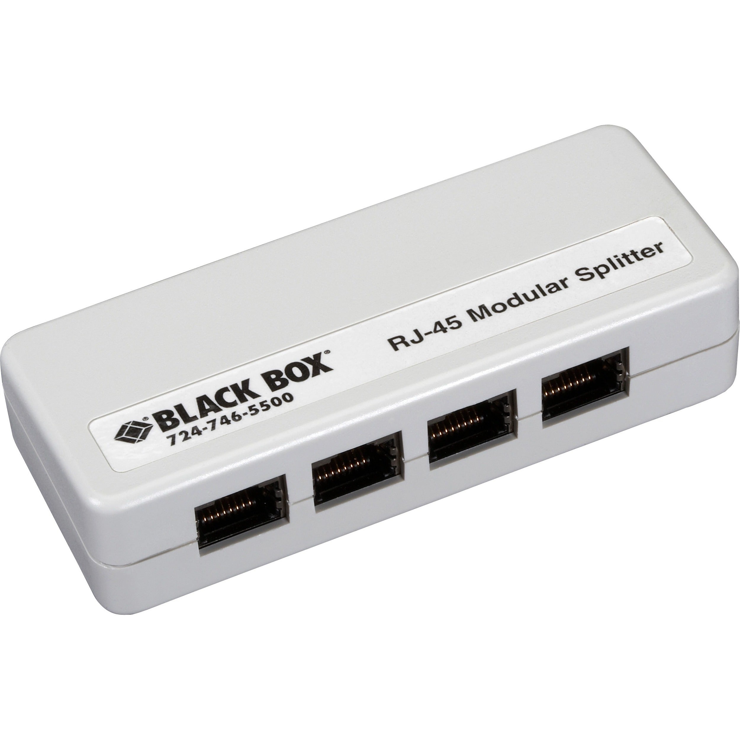 Black Box RJ45 Shielded Mod Splitter 1RJ45/4RJ45 A Pin - FM810-R2