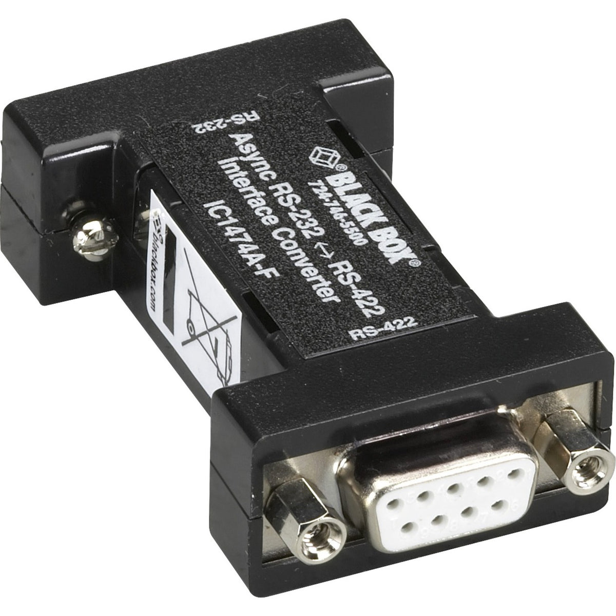 Black Box RS232 to RS-422 Interface Bidirectional Converter - IC1474A-F