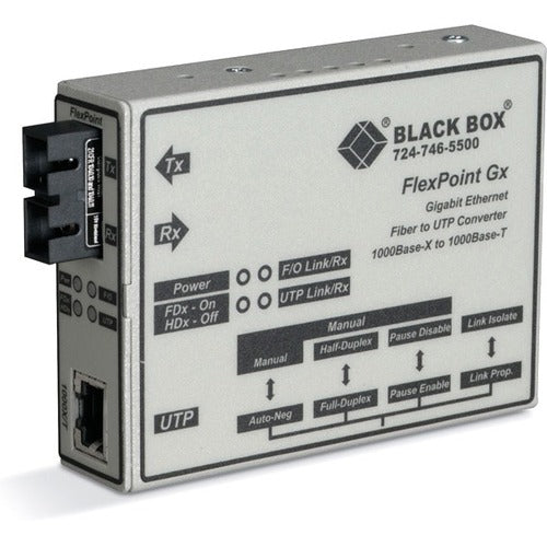 Black Box FlexPoint Gigabit Ethernet Media Converter - LMC1009A-R3