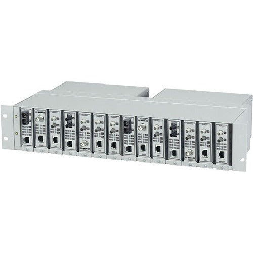 Black Box FlexPoint 14-Slot Media Converter Chassis - LMC200-2PS