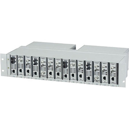 Black Box FlexPoint 14-Slot Media Converter Chassis - LMC200-2PS